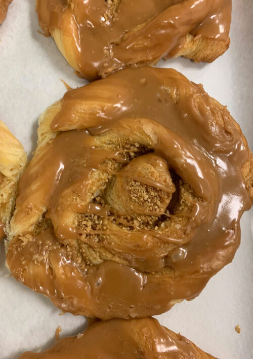 Carmel Crunch Danish Roll
