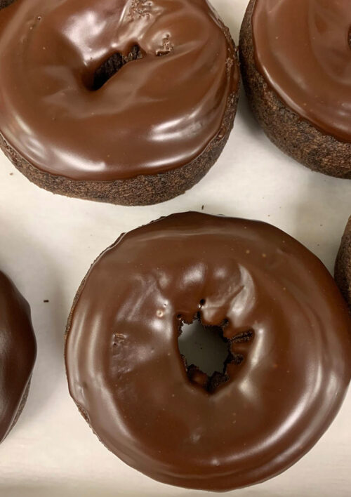 Chocolate Donut with Chocolate Icing