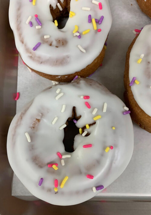 Vanilla Donut with Vanilla Icing